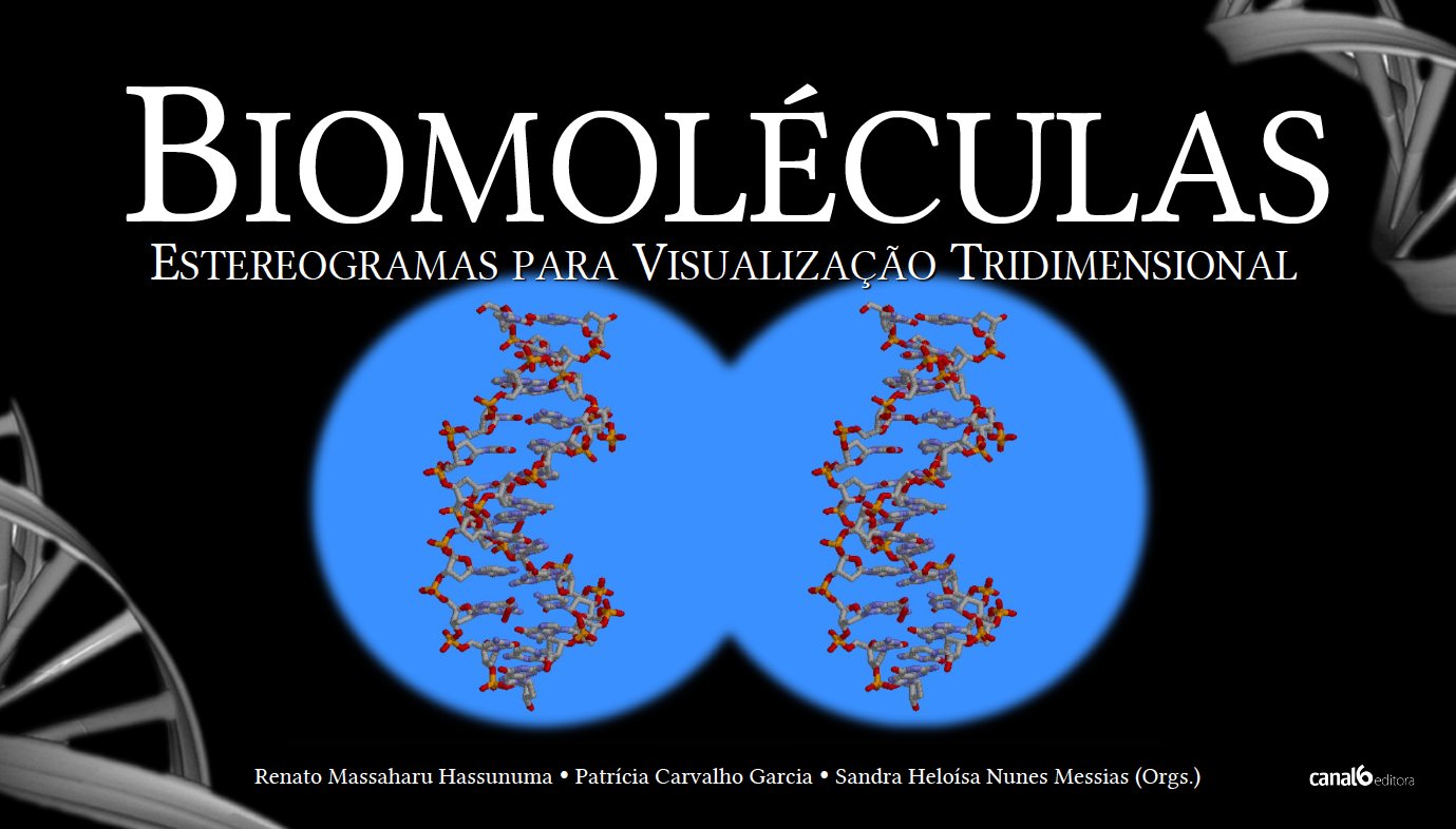 Biomoléculas estereogramas para visualização tridimensional